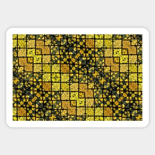 Quilted Daffodils Sticker